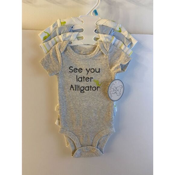 Koala baby bodysuit size 6 months boys alligators new - Picture 1 of 4
